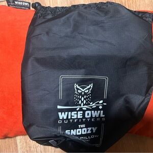 Wise Owl Outfitters Black and Red Pillow